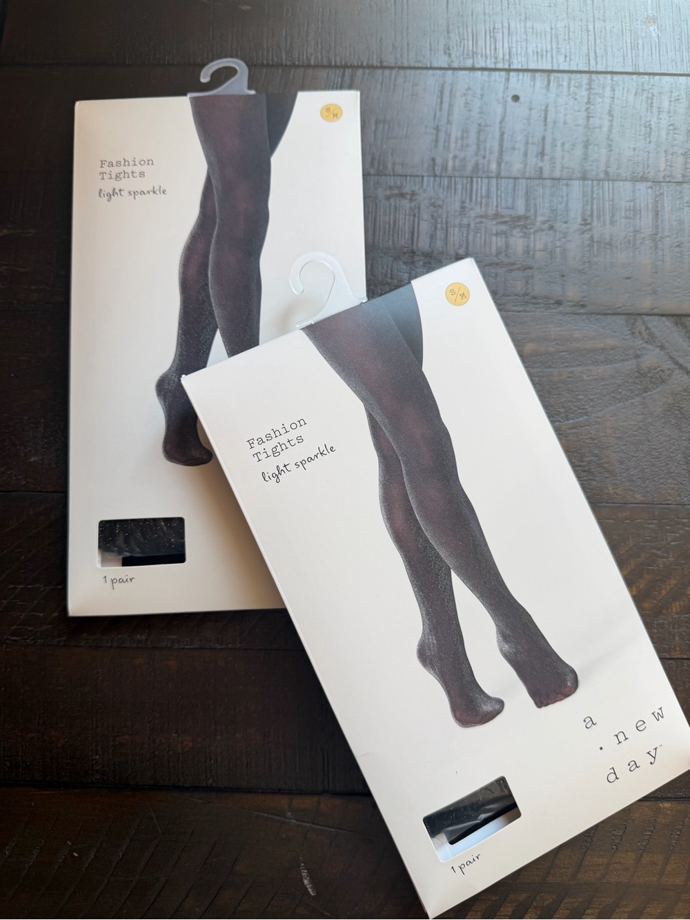 2 pairs new in package! A new day Black Sparkle Fashion Tights